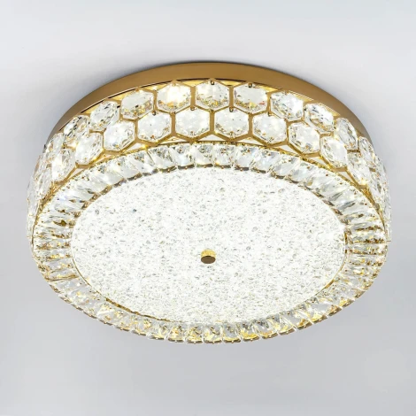 Потолочный светильник светодиодный хрустальный с пультом с регулировкой цветовой температуры LED4U LED4U L1181-500 BS