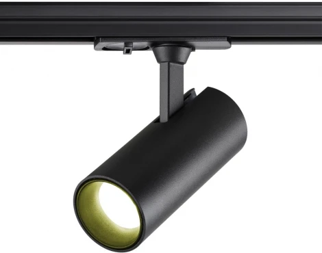 Светильник трековый однофазный трехжильный Novotech Selene 359153 PORT черный IP20 LED 15W 220V 3000К 1440Лм (круглые)