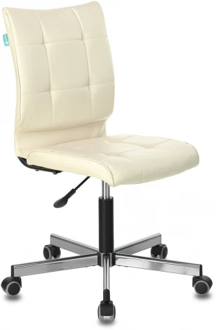 Кресло Бюрократ CH-330M бежевый Orion-10 эко.кожа крестовина металл хром