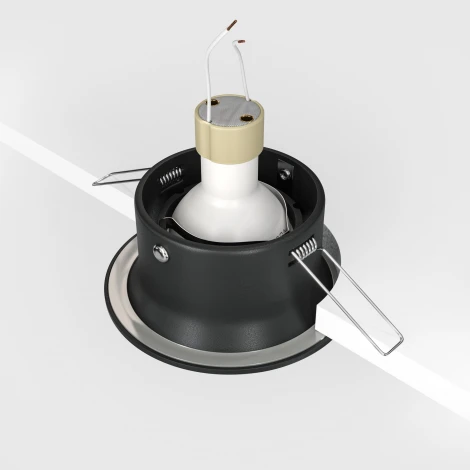 Встраиваемый светильник Yin GU10 1x50Вт Maytoni Technical DL030-2-01B (220V)