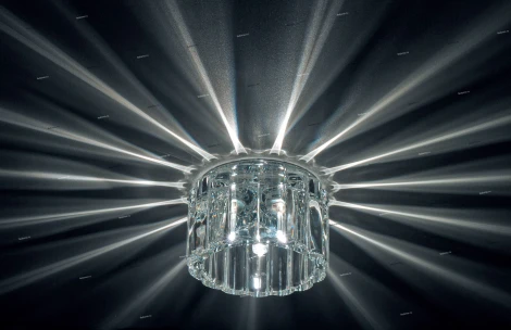 Встраиваемый точечный светильник Donolux DL052 DL052CH/Glass (220V)