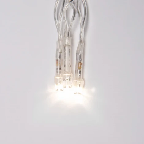 Занавес светодиодный, 1,5х1,5м. 100 светодиодов, теплый белый свет Uniel ULD-C1515-100/DTA WARM WHITE IP20