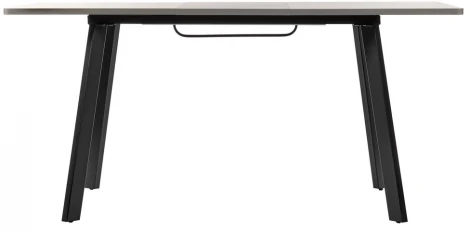 Стол Dublin раскладной 120-160х80х75 серый мрамор с чёрными ножками Bradex Home RF 0415