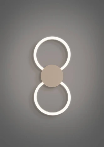 Настенный светильник светодиодный алюминий, песочный, белый, Eglo Venticello 1 902127