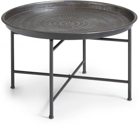 Журнальный стол La Forma (ex Julia Grup) Dalinea (Серый,Серебряный/ Сталь,Металл)