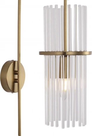 Бра ST Luce Tasse SL6145.301.01 латунь/прозрачный E14 1*40W (220V)