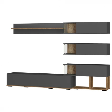 Гостиная БТС Рига ГС-01, Каньон/графит