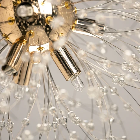 Подвесная люстра хрусталь De City 280012109 в форме шара