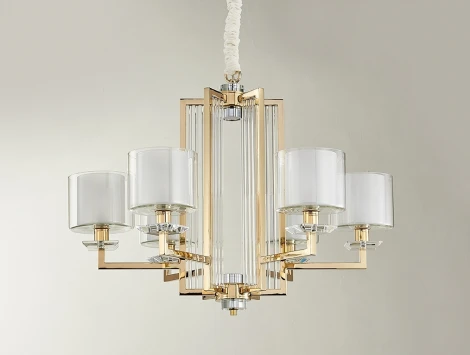 Подвесная люстра Newport 4400 4406+1/C gold