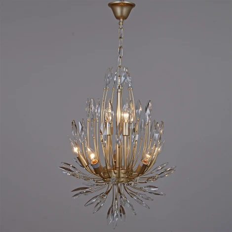 Подвесная люстра Reluce 02374-0.4-08 COPPER (220V, на цепи, свеча)