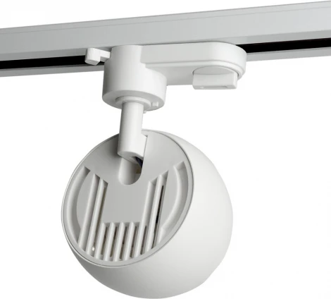 Светильник трековый однофазный Feron AL164 48546 GX53, белый (220V, круглые)