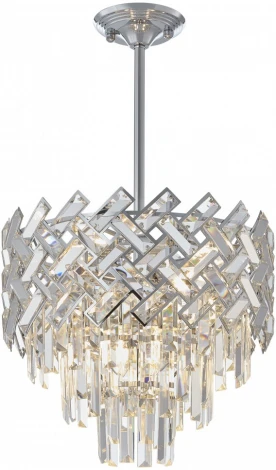 Потолочная люстра хрустальная на штанге Arte Milano Sorrento-8019 378019/6/300/390 CR (220V)