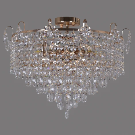 Потолочная люстра хрустальная на штанге Reluce 90192-0.3-08 FGD (220V)