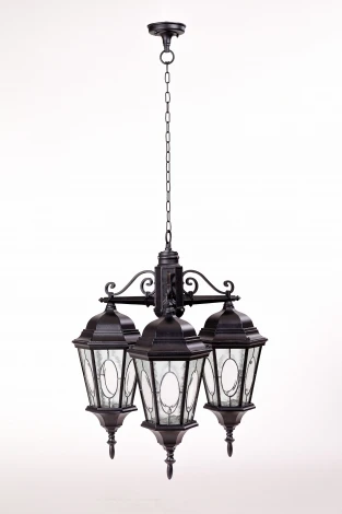 Уличный светильник подвесной Oasis Light ASTORIA 2M 91470M/3 cover Bl овал (220V, на цепи, IP44)