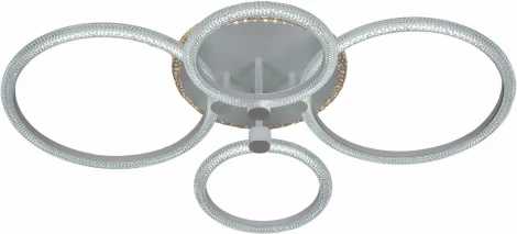 Потолочная люстра светодиодная на штанге с пультом Reluce 20548-0.3-2+2+1 (220V, кольцо)