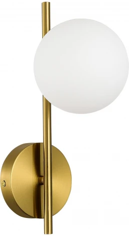 Бра Evoluce Enkel SLE1193-301-01 Латунь/Белый G9 1*5W