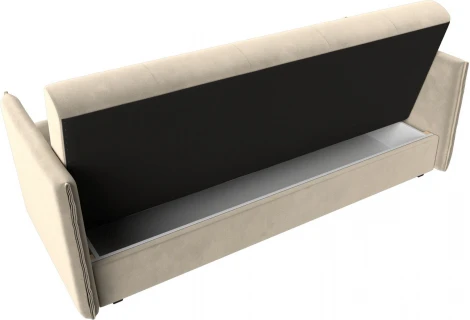 Диван-книжка Лига-018 (Бежевый/Микровельвет) Лига Диванов арт.117851