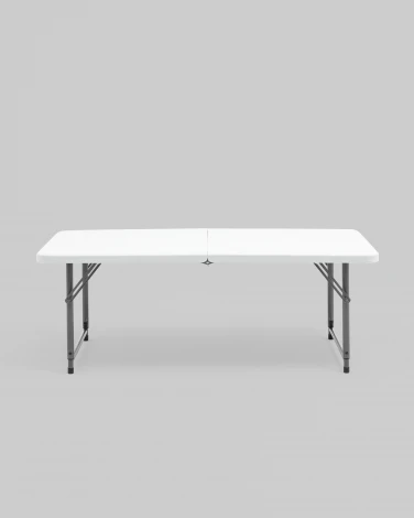 Стол-чемодан складной Stool Group 122*61*74 см с регулировкой высоты серый арт.УТ000040164