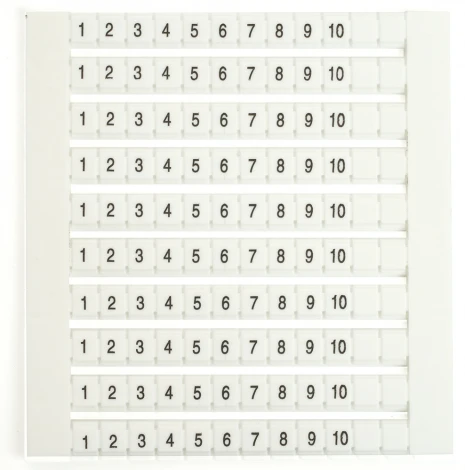 Маркер с нумерацией 1-10 Stekker 49210