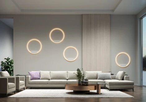 Настенный светильник Rim MOD058WL-L50W4K (LED, 220V, кольцо)