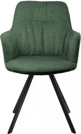 Комплект из 2-х стульев Bradexhome Grant зелёный шенилл на поворотном механизме