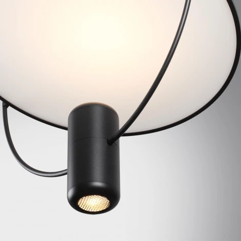 Подвесной светильник Odeon Light Orbit 7029/2L черный/бел матовый металл/акрил черный поворотный на 150 LED GU10 2*7W ORBITE (220V, на проводе)