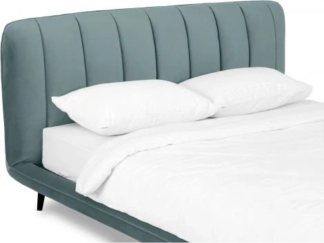 Кровать Amsterdam ОГОГО (арт.564362), (Велюр/Бирюзовый)