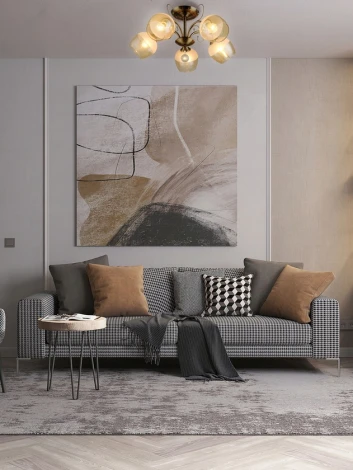 Потолочная люстра на штанге Мелодия Света SL1N 000023590