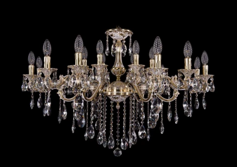 Подвесная люстра Bohemia 1703 1703/18/225+125/B/GW