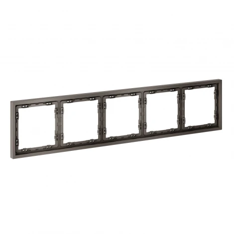 Рамка пластиковая на 5 пост (капучино) Voltum S70 VLS100514