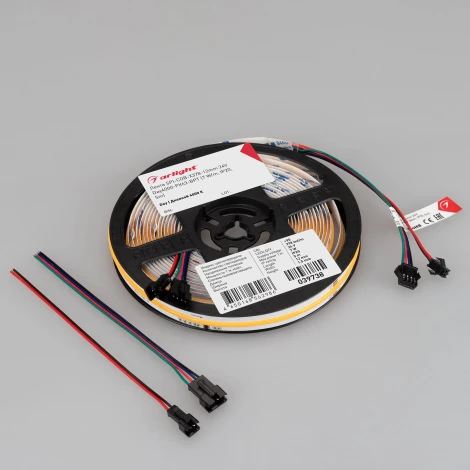 Светодиодная лента SPI-COB-X378-12mm 24V Day4000-PX63-BPT (7 W/m, IP20, 5m) (Arlight, бегущий огонь) 039738