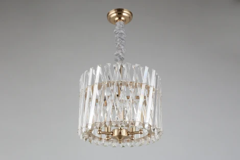 Подвесная люстра Aployt Verene APL.808.13.05 (220V, хрусталь, на цепи, свеча, круглые)