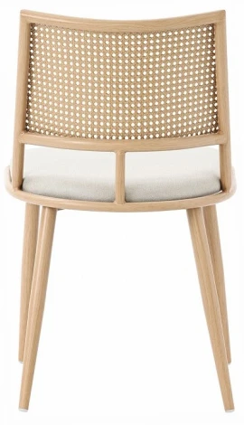 Стул Unity Echo Hesby (Бежевый,Черный/Металл,Ротанг,Велюр) арт.HSBI_DC2245_black