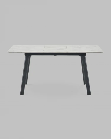 Стол Stool Group Batu new 120-160/80/76 Стол Stool Groupешница ЛМДФ ароза светлая подСтол Stool Groupье металл черный УТ000041938