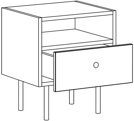Тумба прикроватная Frida ОГОГО 644876