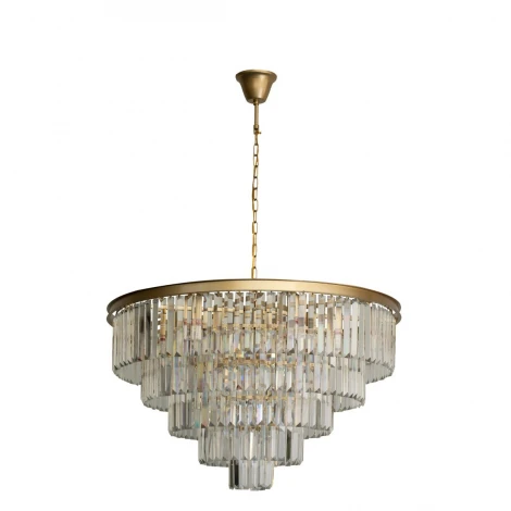 Подвесная люстра каскадная Loft IT Prism Clear 10019/800C (220V, хрусталь, на цепи)