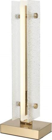 Настольная лампав ST Luce Fagy SL6245.204.01 золотистый/Прозрачный LED 1*8W 4000K (220V)