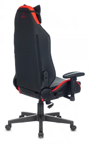 Кресло игровое Zombie HERO BATTLEZONE PRO черный/красный эко.кожа с подголов. крестовина пластик