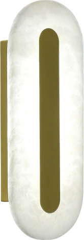 Светильник настенный светодиодный ST Luce Geom SL6139.201.01 золотистый/белый LED 1*6W 3000K