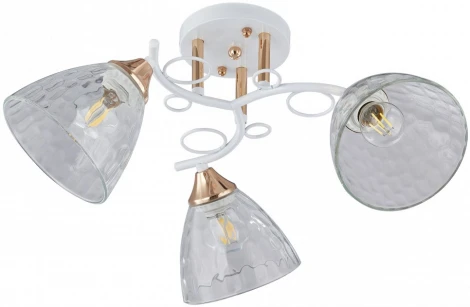 Потолочная люстра на штанге Arte Milano AMALFI-321395 321395/3A WH+FG (220V)