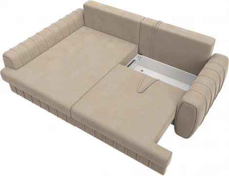 Диван угловой Лига-057 НПБ угол левый Лига Диванов (Велюр) арт.129268L