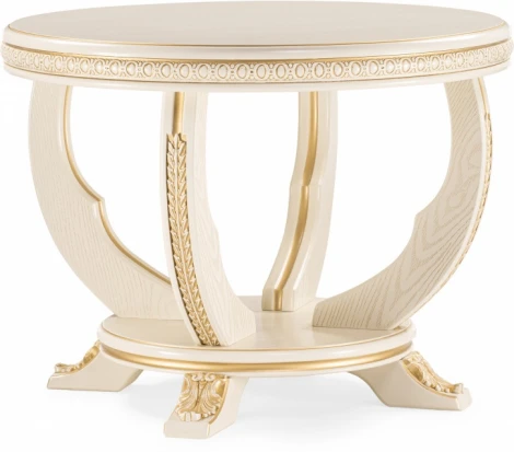 Журнальный стол Луис Woodville (Массив бука,Шпон/Золотой) арт.618721