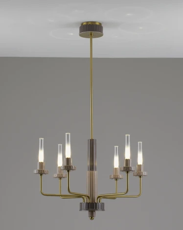 Потолочная люстра на штанге Moderli Atelieri V11691-PL