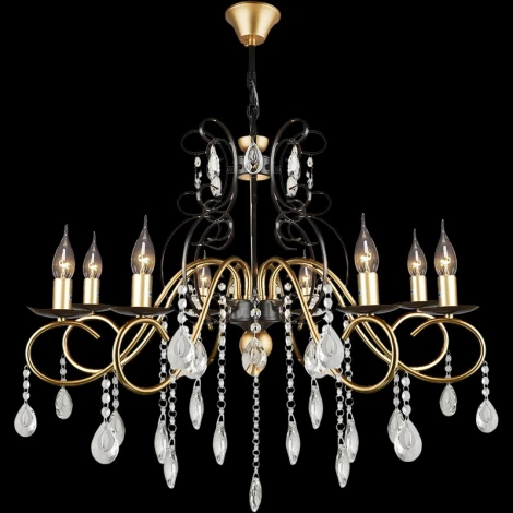 Подвесная люстра Reluce 04752-0.4-08 (220V, подвески, на цепи, подсвечник, свеча)