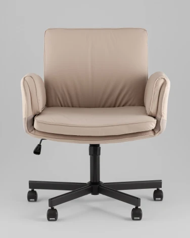 Кресло офисное TopChairs Foldo с откидными подлокотниками бежевое TopChairs УТ000042106