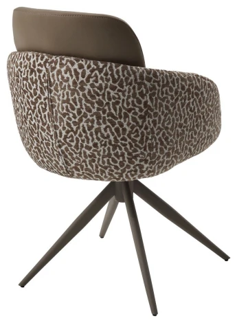 Стул ГРЕЙС (GRACE) 360 град. цвет ТЕМНЫЙ ЛАТТЕ 36-14 / HUNTER-400, экокожа/ ткань / ЛАТТЕ, ®DISAUR M-City 64846