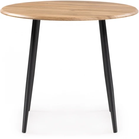 Деревянный стол Notta Абилин 90х76 дуб вотан / черный матовый 507213