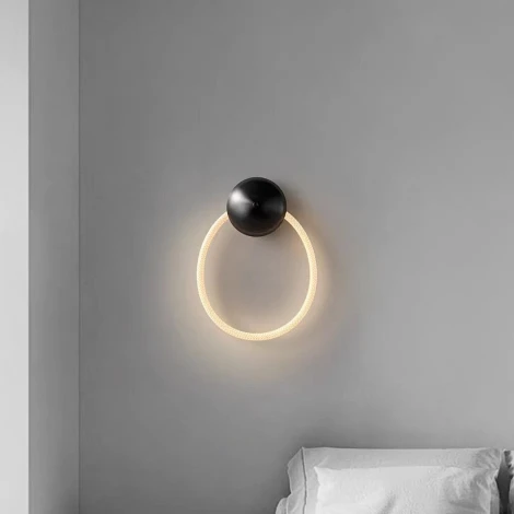 Настенный светильник с гибким неоном Lightera Tura LE103W-43BB STAINLESS (LED, 220V)