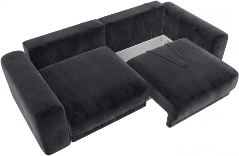 Диван прямой Лига-056 НПБ Лига Диванов (Велюр) арт.129125