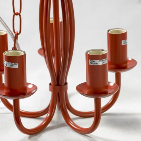 Подвесная люстра Lussole Lgo Congress GRLSP-9915 (220V, на цепи, свеча, IP21)